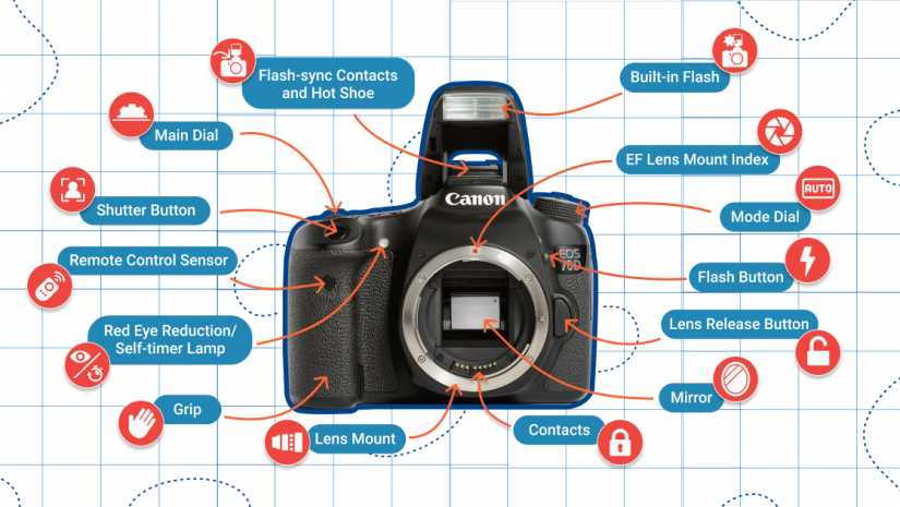 canon camera parts diagram