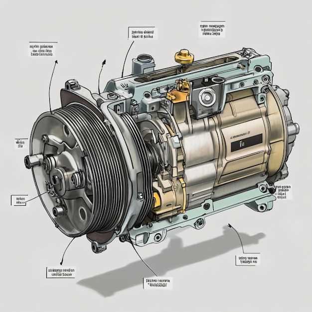 car aircon parts diagram