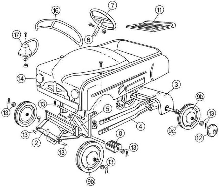 car steering parts diagram