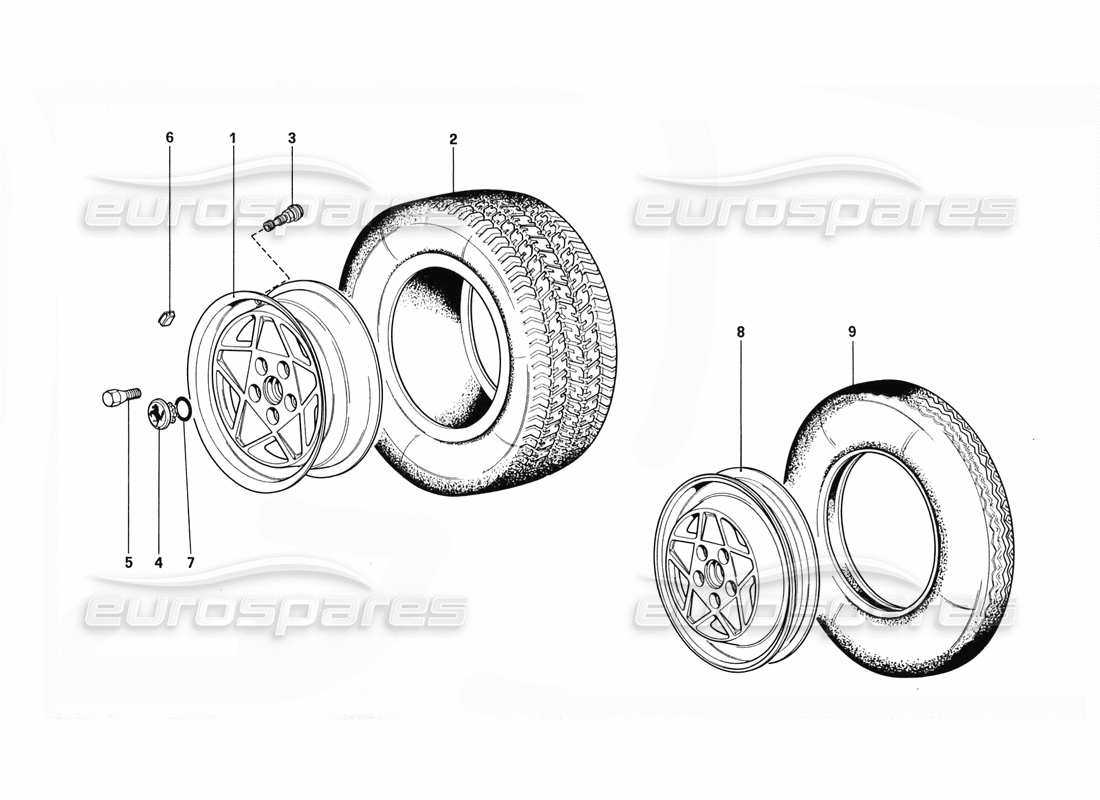 car wheel parts diagram