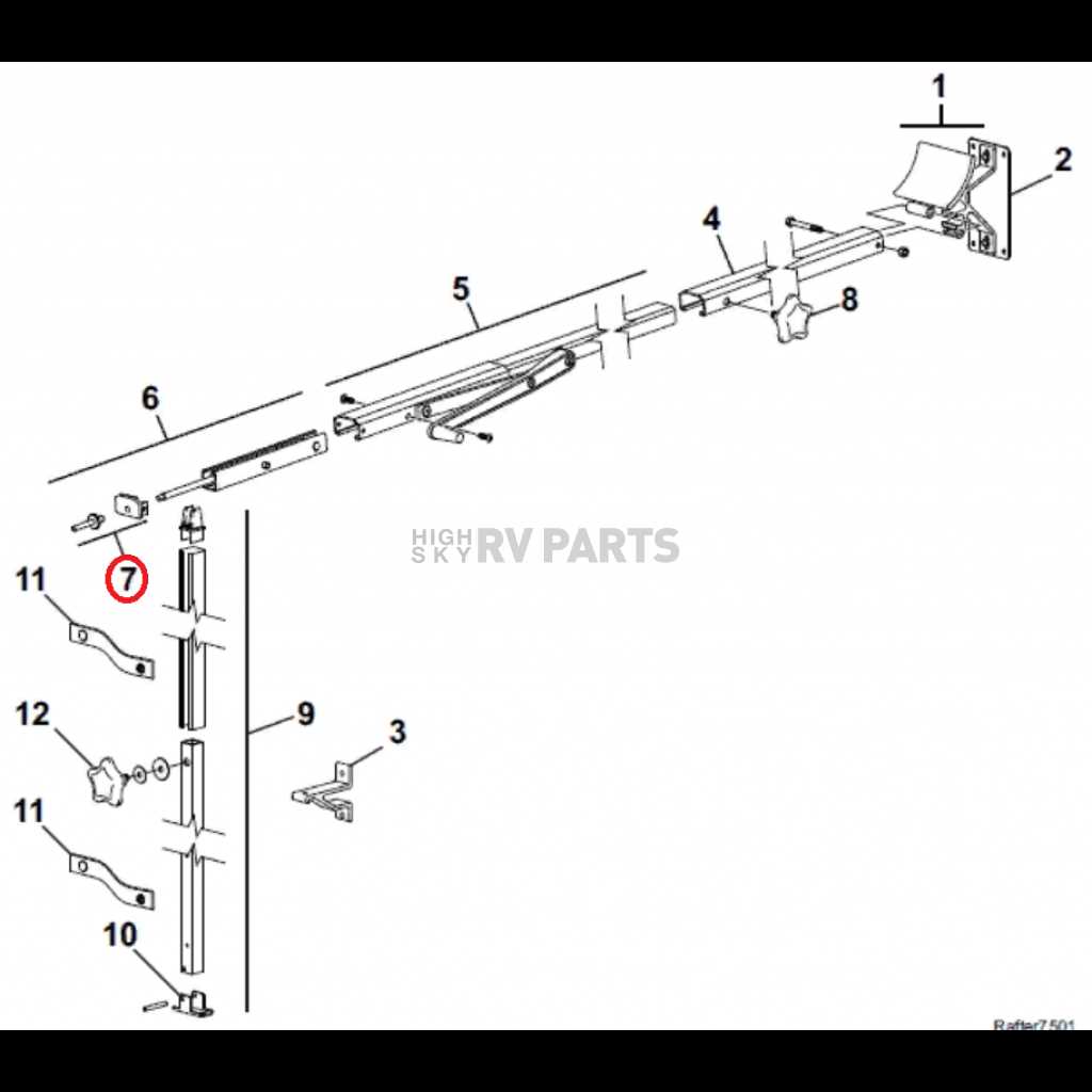 carefree slide topper parts diagram