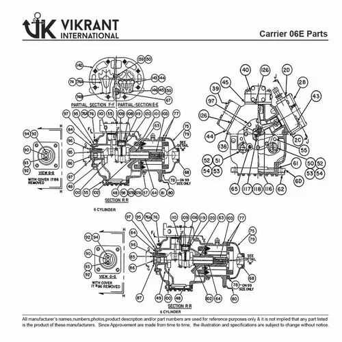 carrier parts diagram