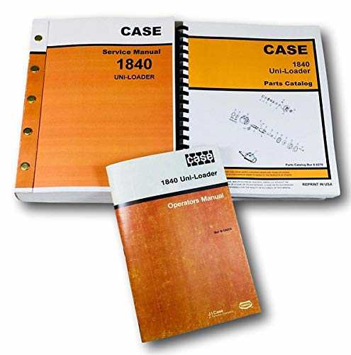 case 1840 skid steer parts diagram