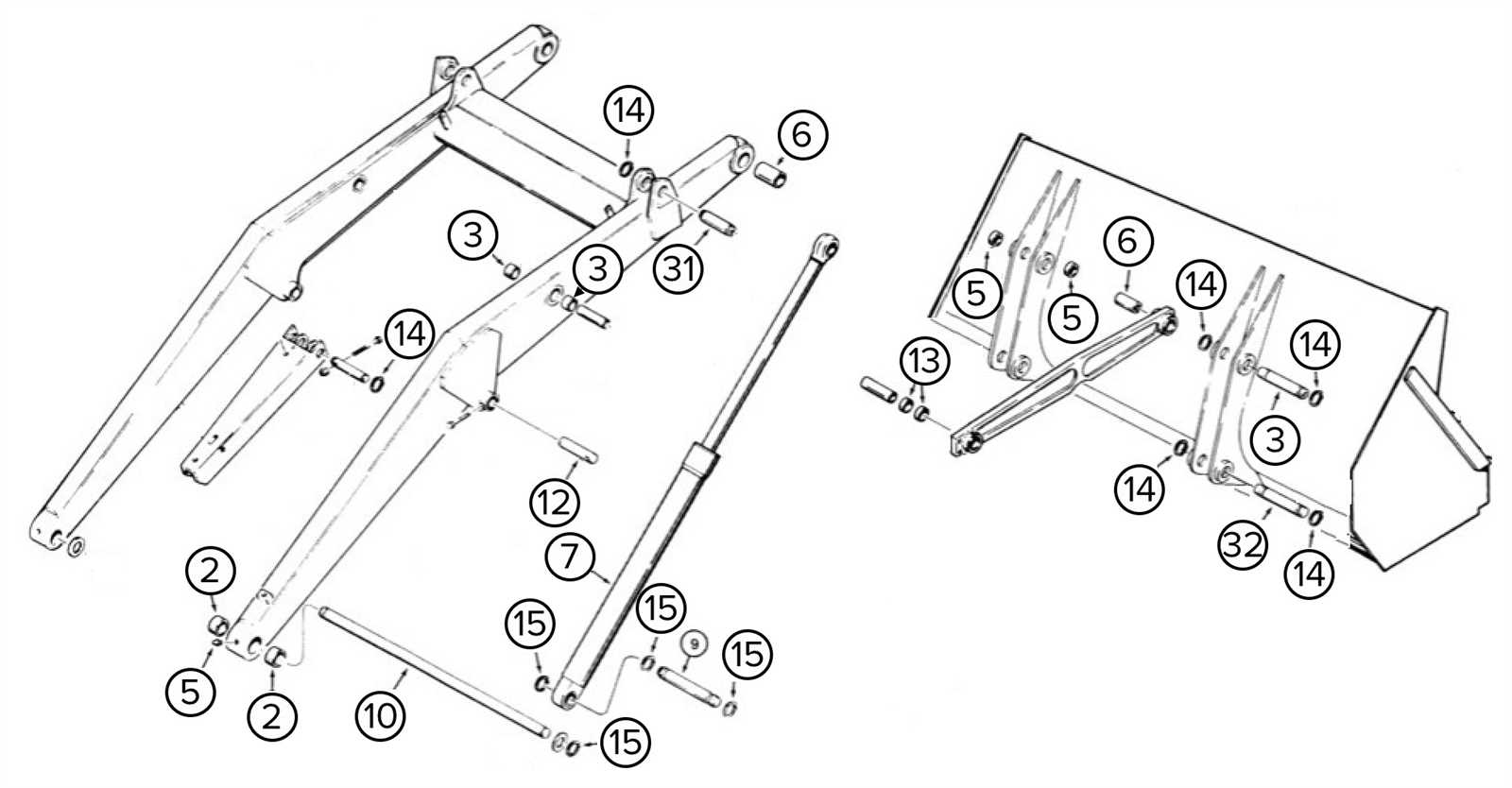 case 580c backhoe parts diagram