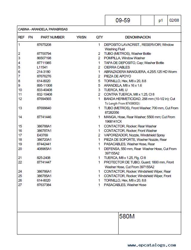 case 580m backhoe parts diagram