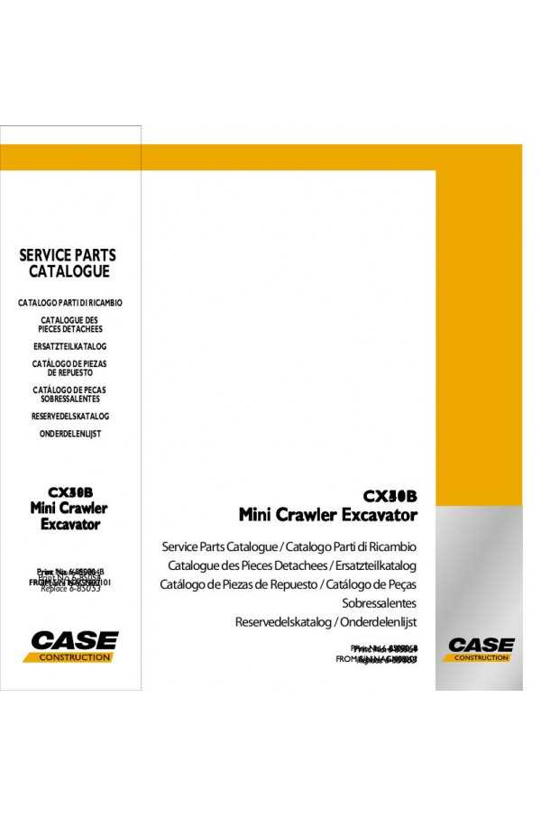 case cx36b parts diagram