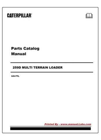 cat 259d3 parts diagram