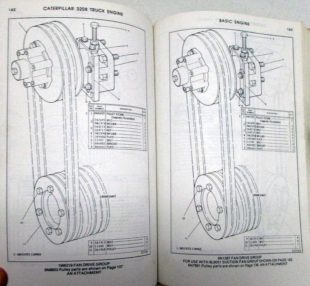 cat 3208 parts diagram