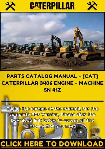 cat 3406 parts diagram