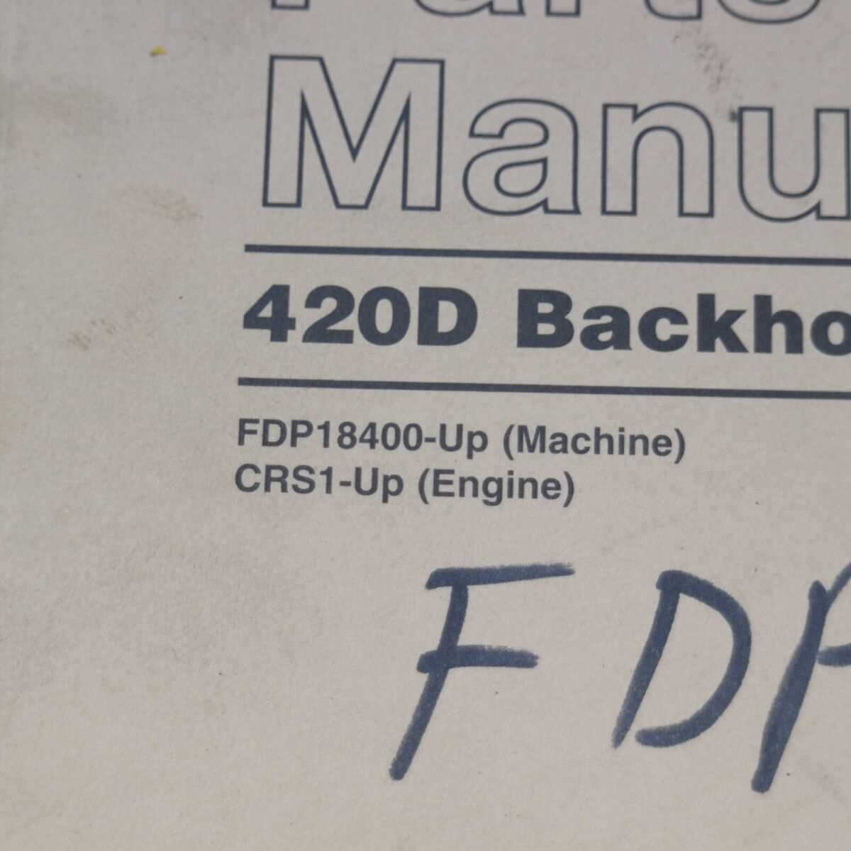 cat 420d backhoe parts diagram