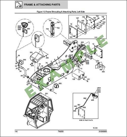 cat parts diagram