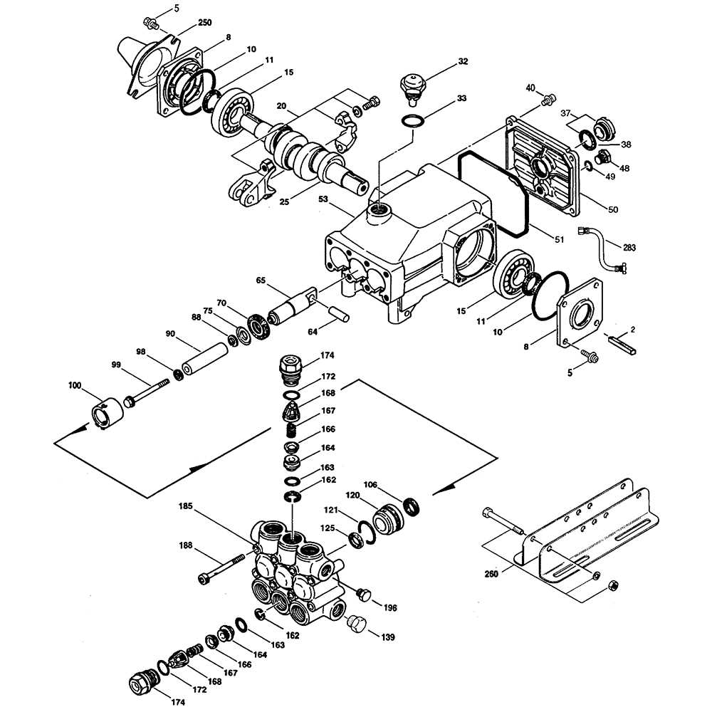 cat pumps parts diagrams