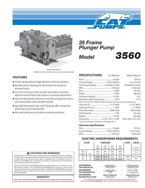 cat pumps parts diagrams