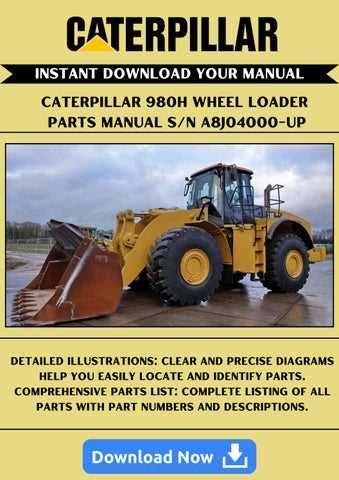 caterpillar wheel loader parts diagram