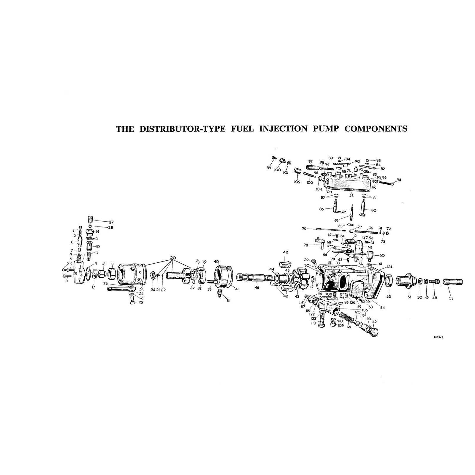 cav injector pump parts diagram