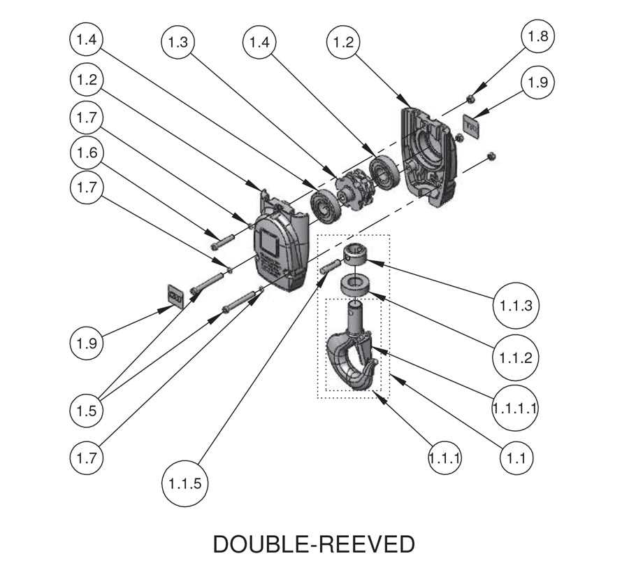 chain hoist parts diagram