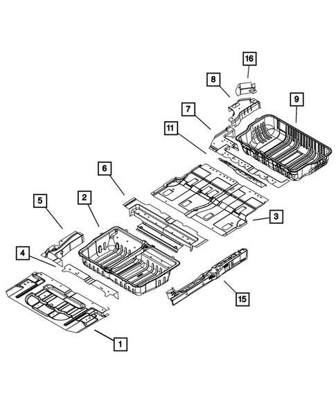 chrysler town and country body parts diagram