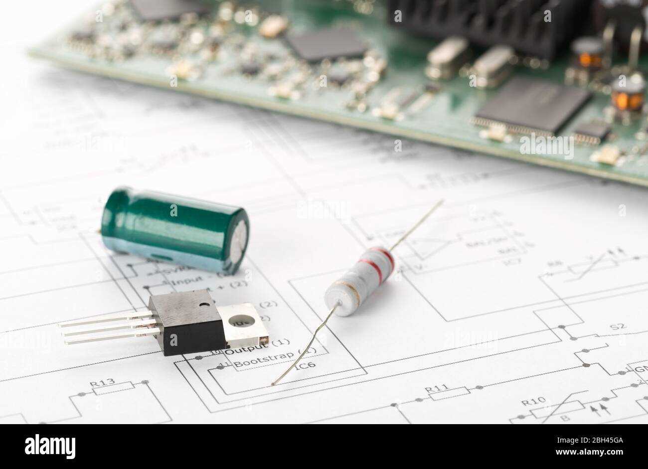 circuit board parts diagram