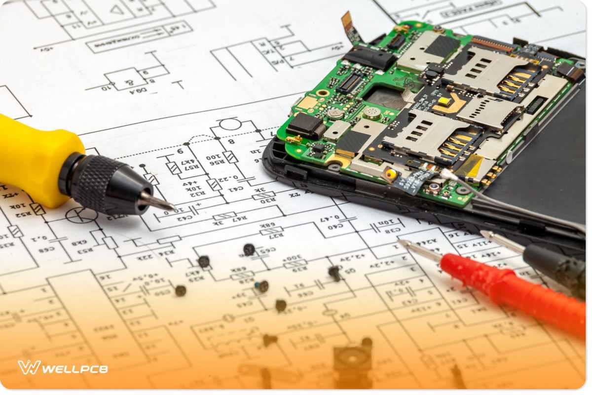 circuit board parts diagram