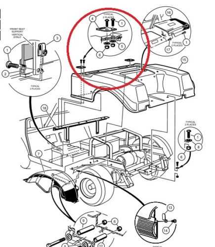 club cart parts diagram