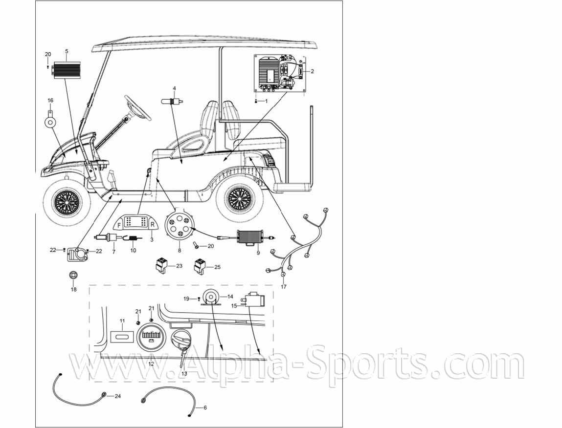 club cart parts diagram