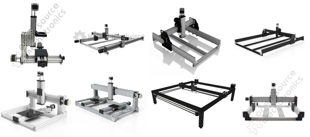 cnc router parts diagram