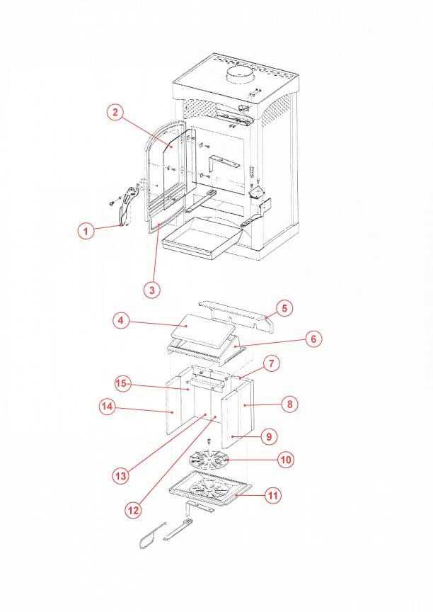 coffee roaster parts diagram