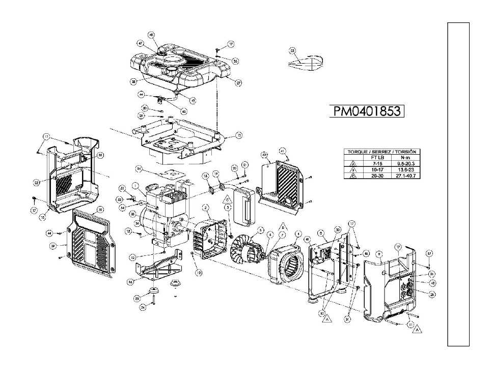 coleman generator parts diagram