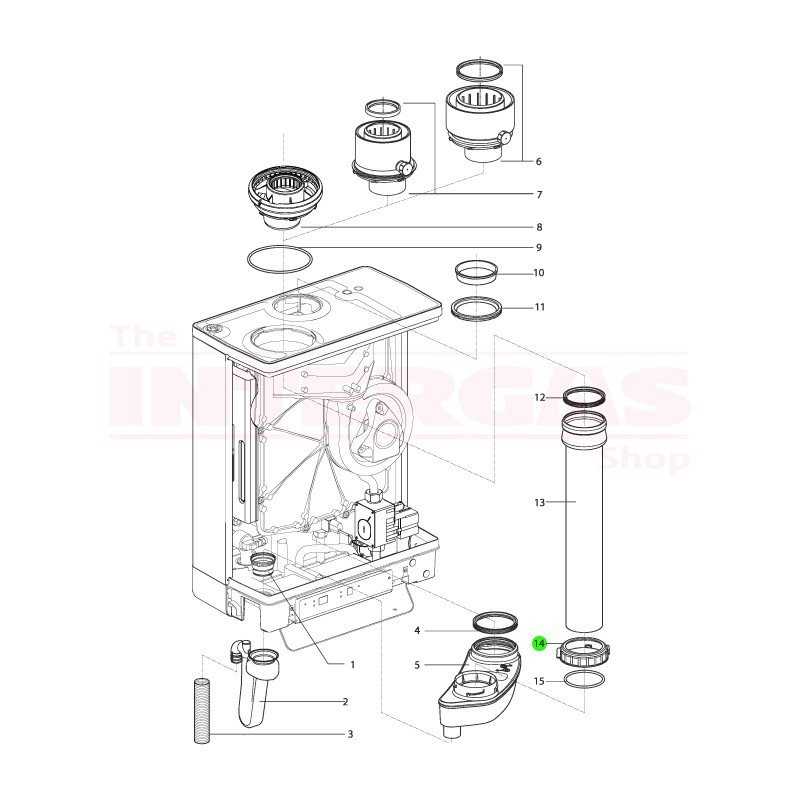 combi boiler parts diagram