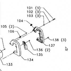 compound miter saw parts diagram