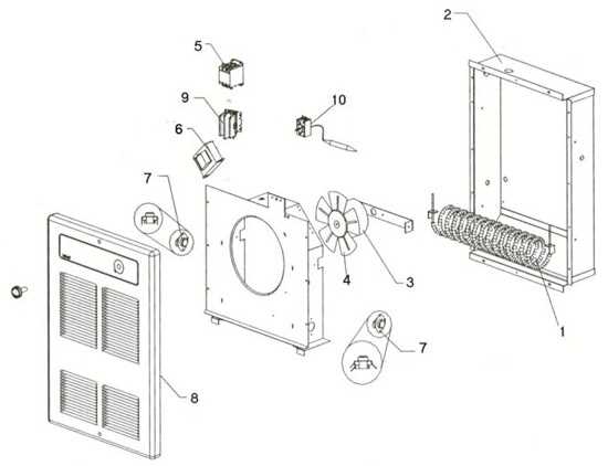 cozy wall heater parts diagram