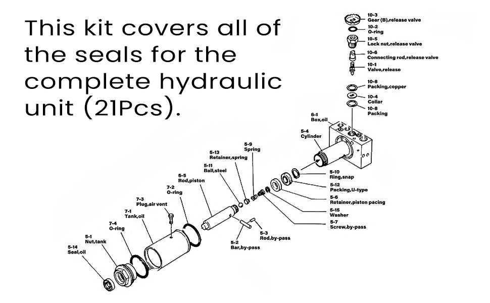 craftsman 2 ton floor jack parts diagram