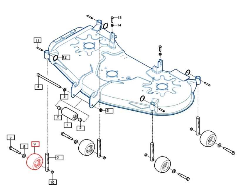 craftsman 42 inch mower deck parts diagram