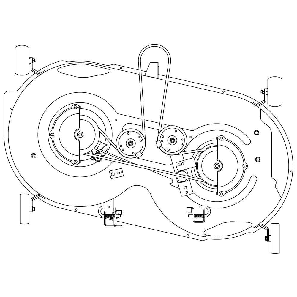 craftsman 46 inch mower deck parts diagram