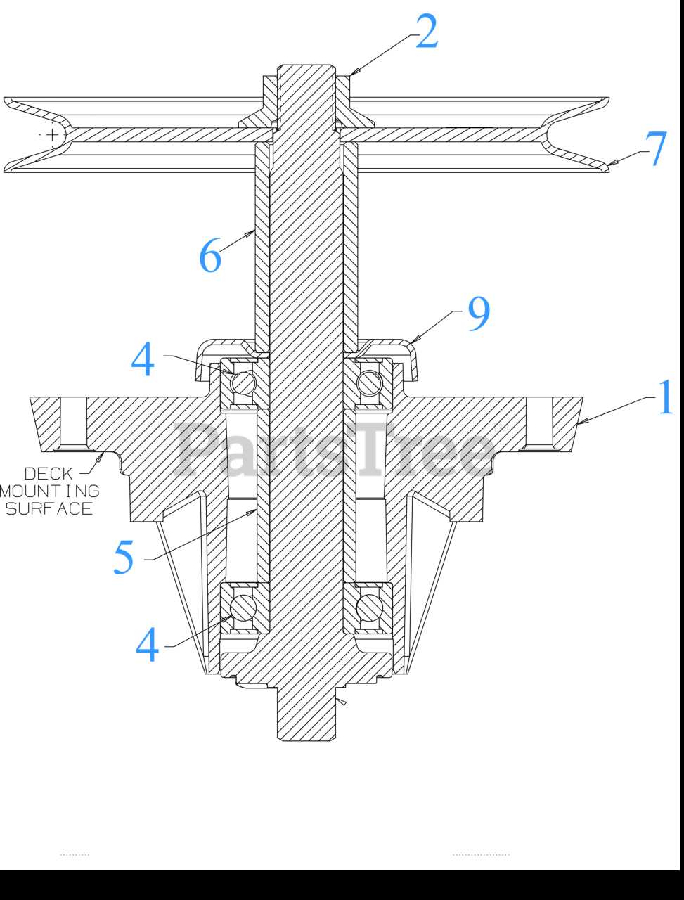 craftsman 46 mower deck parts diagram