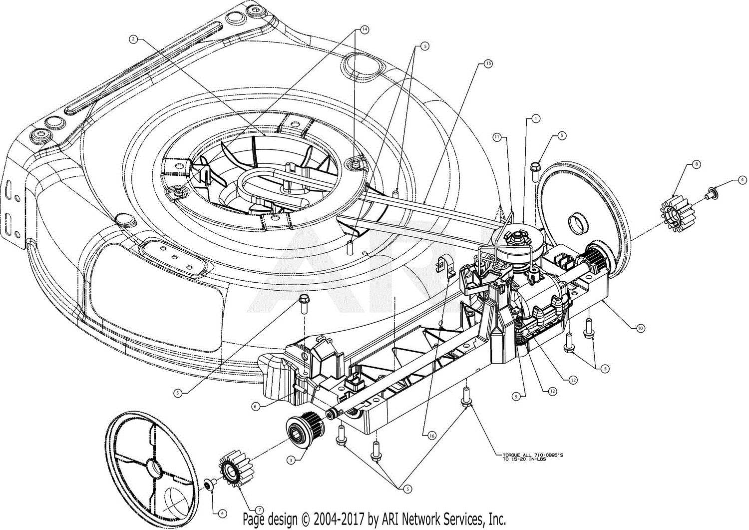 craftsman 6.5 hp craftsman self propelled lawn mower parts diagram