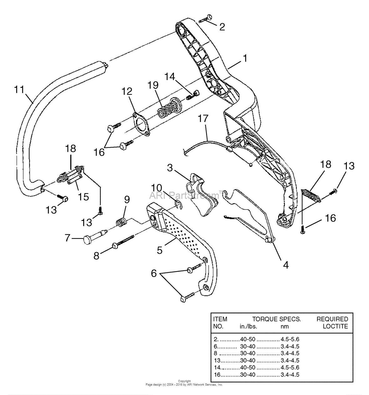 craftsman chainsaw parts diagram