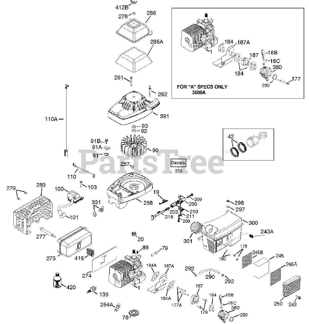 craftsman lawn mower engine parts diagram