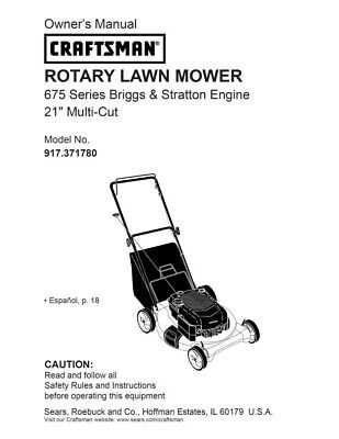 craftsman lawn mower model 944 parts diagram pdf