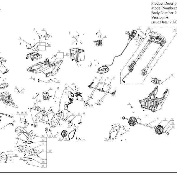 craftsman leaf blower parts diagram