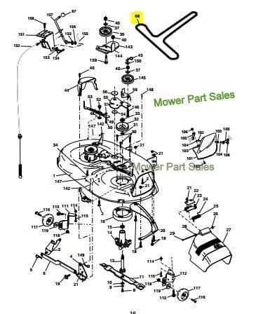 craftsman lt2000 mower deck parts diagram