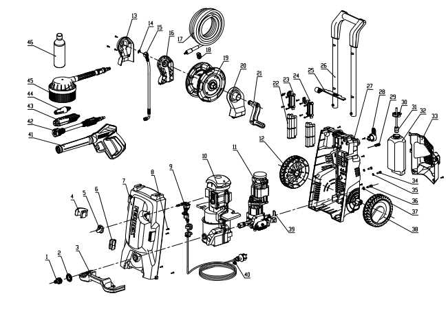 craftsman pressure washer parts diagram