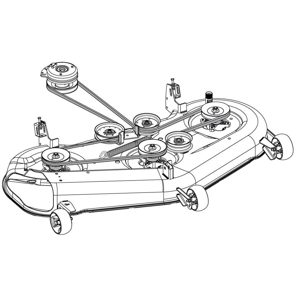 craftsman riding lawn mower deck parts diagram