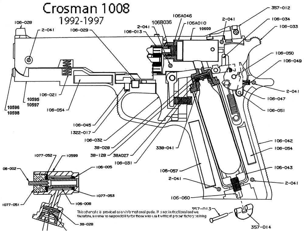 crosman legacy 1000 parts diagram