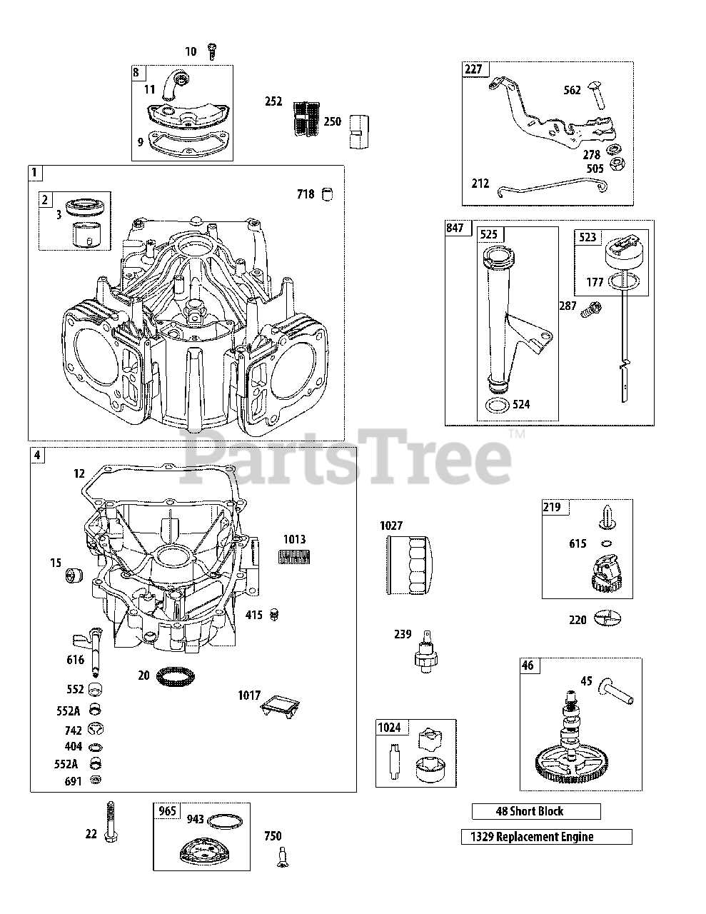 cub cadet 1054 parts diagram