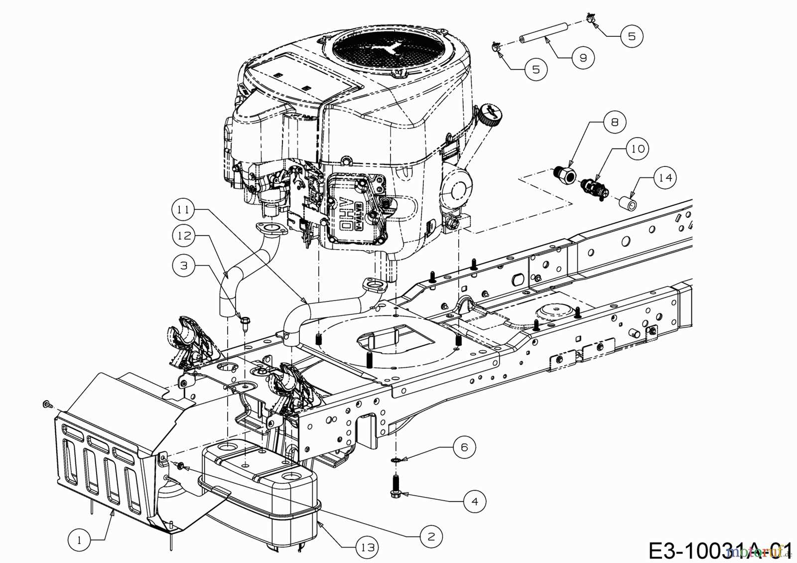 cub cadet xt1 lt46 parts diagram