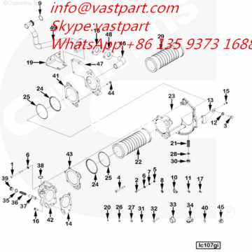 cummins 855 oil cooler parts diagram