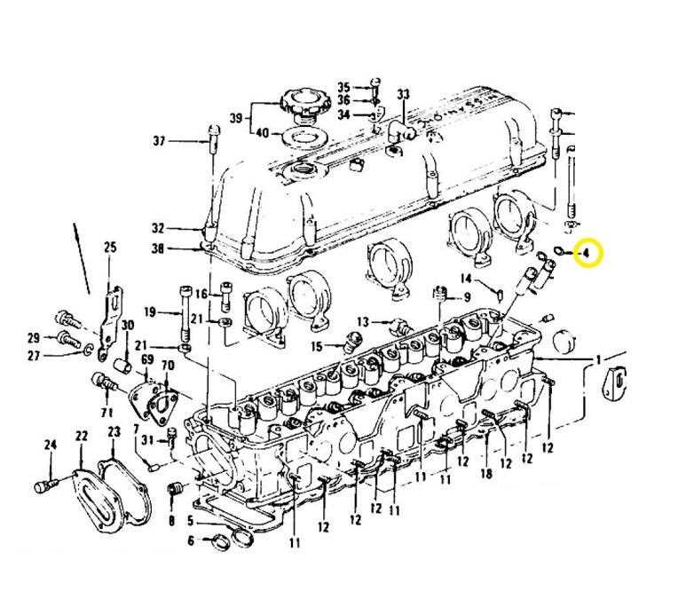 cylinder head parts diagram