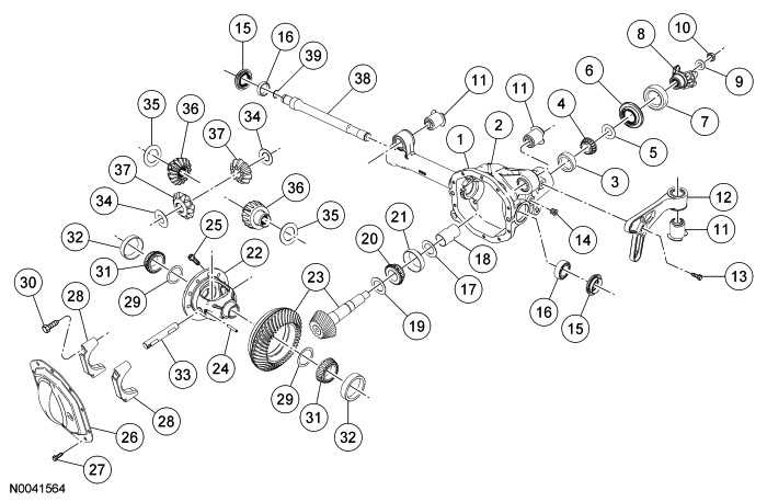 dana 35 parts diagram