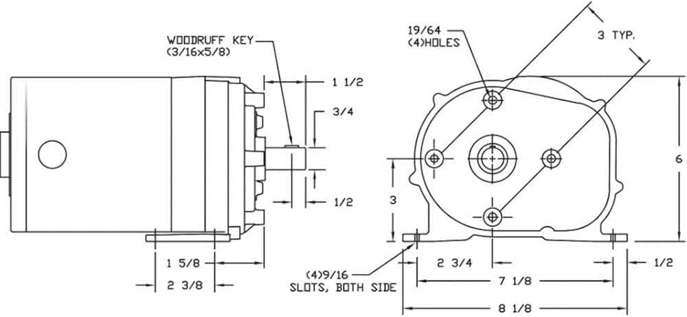 dayton electric motor parts diagram